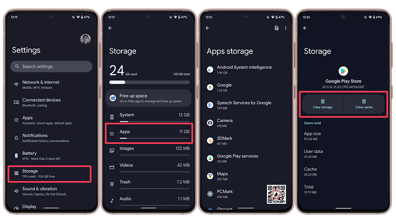 خطوات تنظيف ذاكرة التخزين المؤقت للهاتف