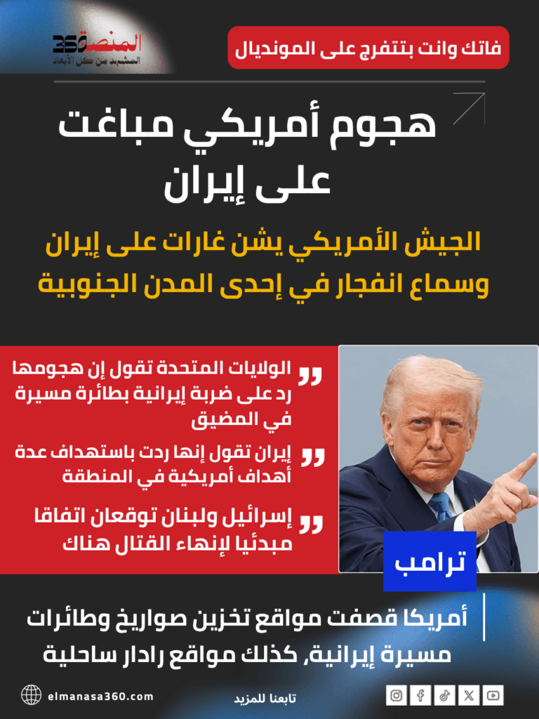 هجوم امريكي مباغت على ايران