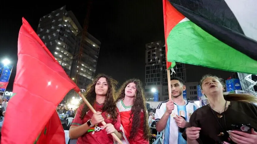 علم فلسطين في كأس العالم