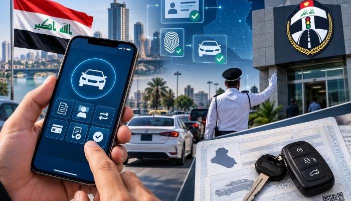 تسجيل المركبات في العراق عن طريق الهاتف 
