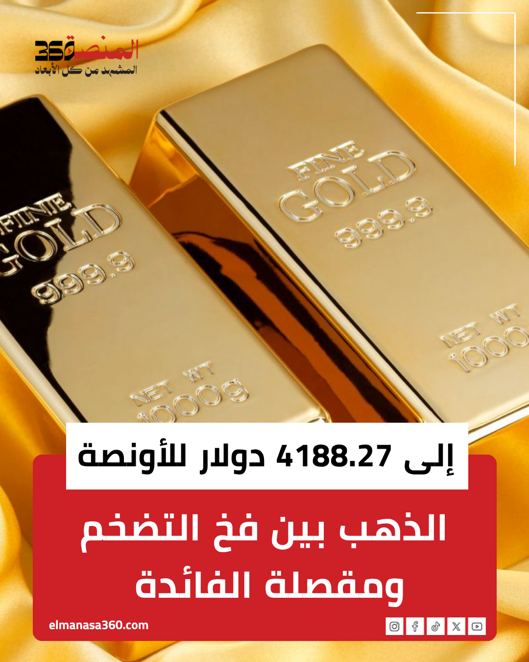 الذهب حائرا