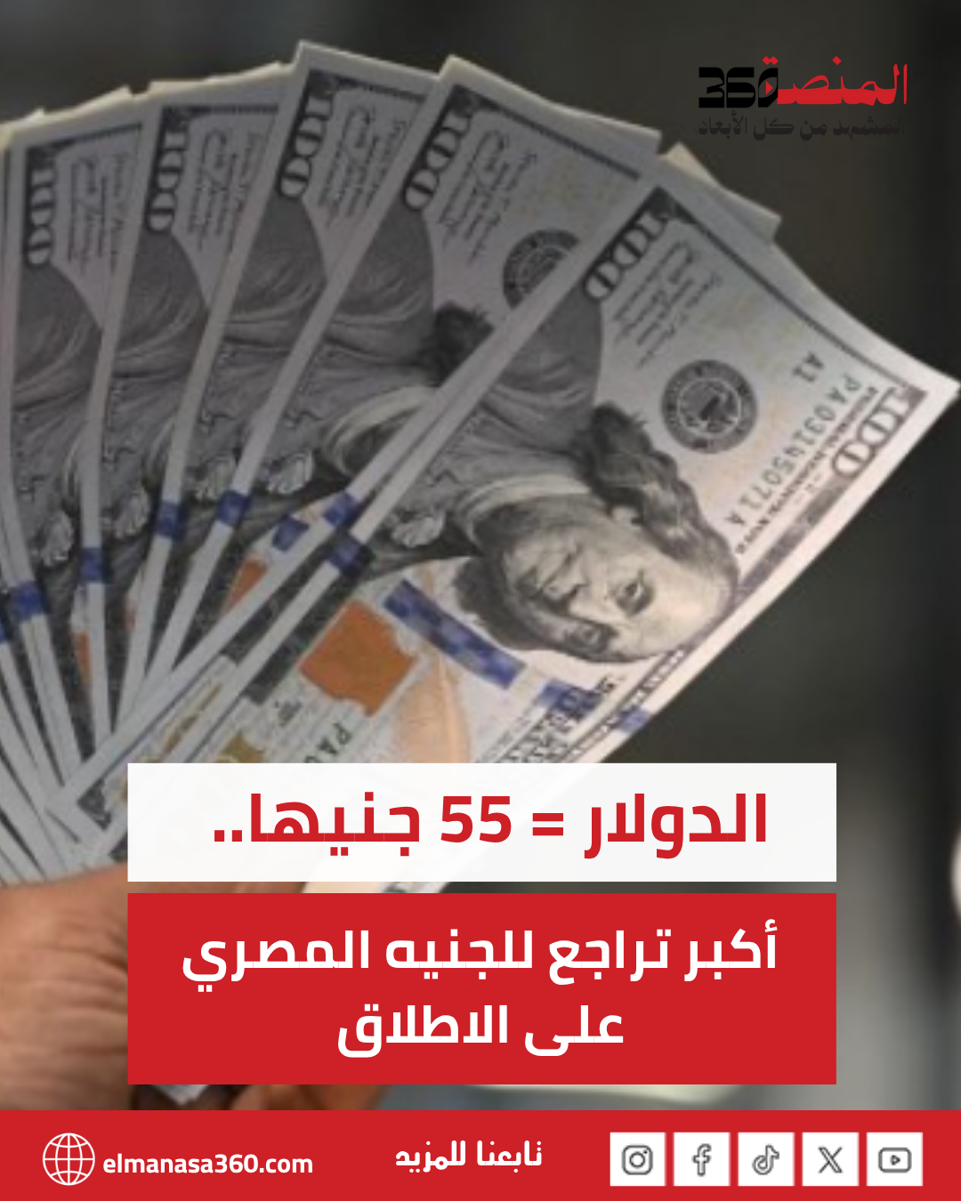 سعر الدولار في مصر