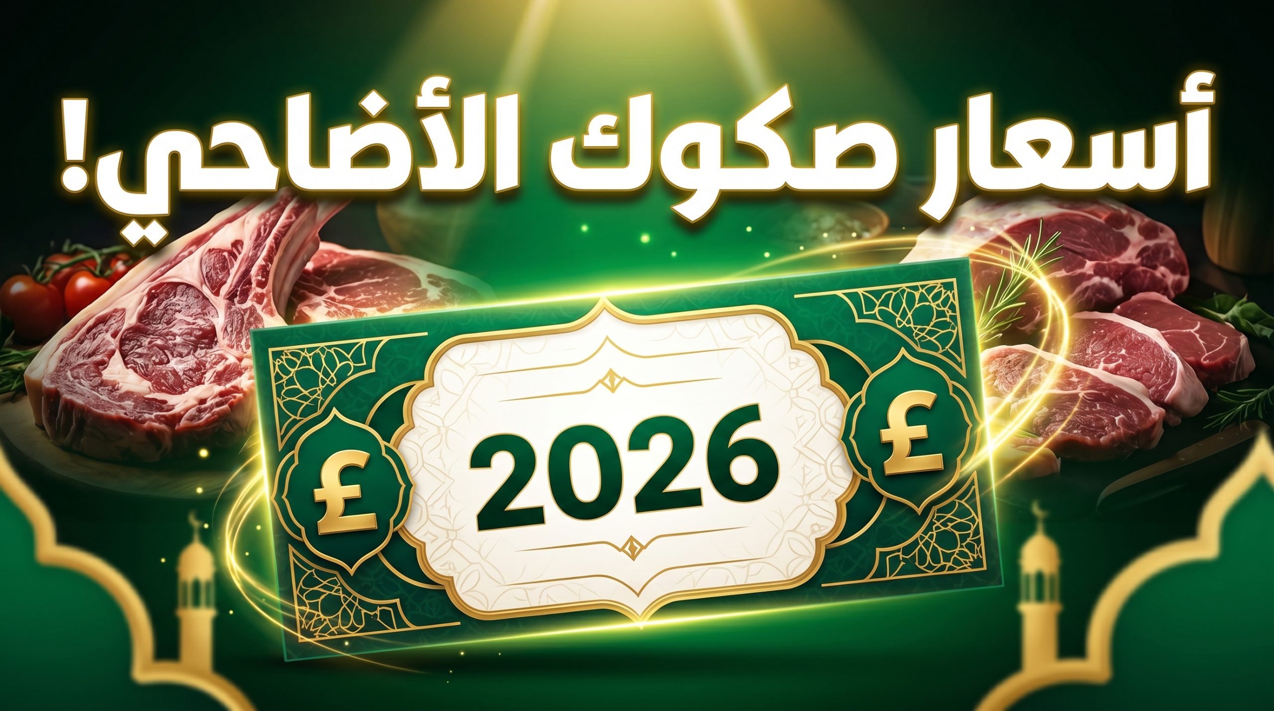 تفاصيل أسعار صكوك الأضحية 2026 في مصر