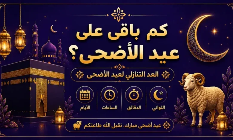 كم يوم باقي على عيد الأضحى 2026 في مصر وموعد وقفة عرفات؟