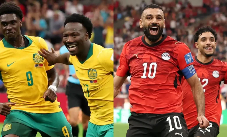 موعد مباراة مصر ضد أستراليا في دور 32