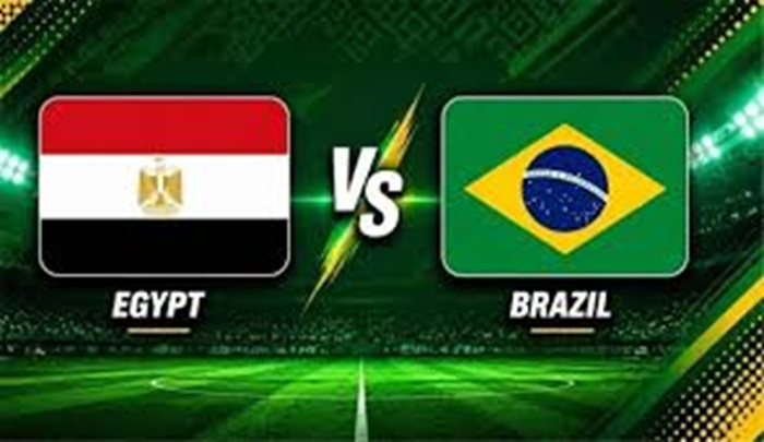 بث مباشر الآن.. مباراة مصر ضد البرازيل