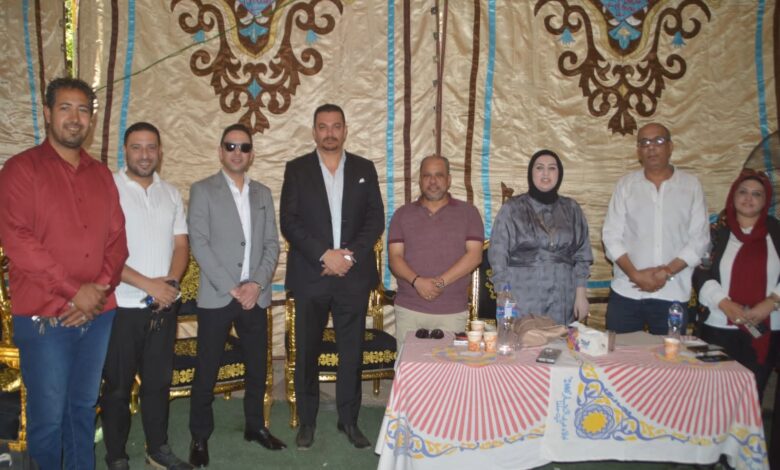 الجبهة الوطنية بمركز قليوب تشارك في القافلة الطبية بكوم أشفين