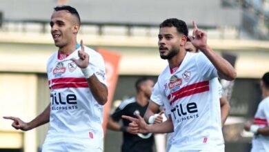 مباراة الزمالك والبنك الأهلي