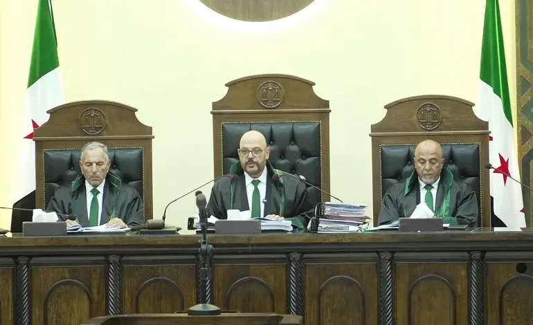 جنايات دمشق الحكم بإعدام بشار وماهر الأسد وعاطف نجيب ص