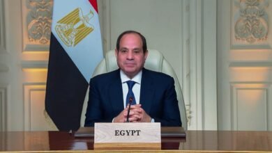 السيسي: النيل لمصر شريان حياة