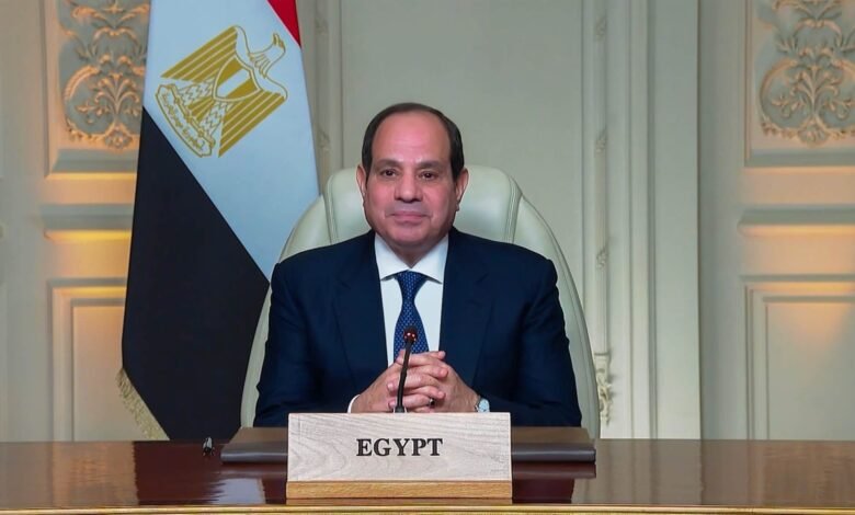 السيسي: النيل لمصر شريان حياة